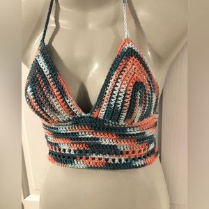 Beach halter top, brand new, handmade